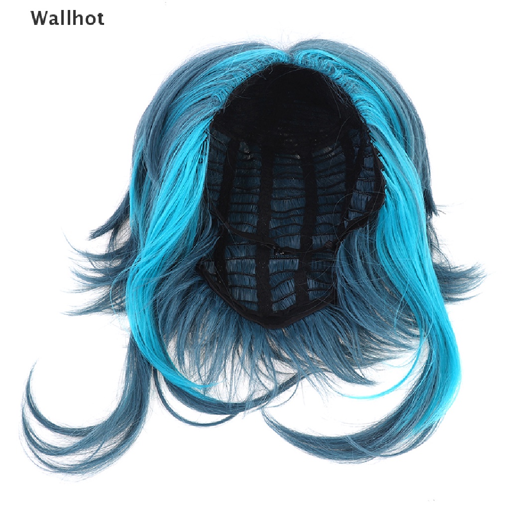 Tóc Giả Dài 40cm Màu Xanh Lá Cây Nhân Vật Trong Genshin Tác Động Mạnh