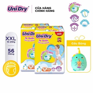 Combo 2 tã quần UniDry Siêu khô thoáng size M74-L68-XL62-XXL56