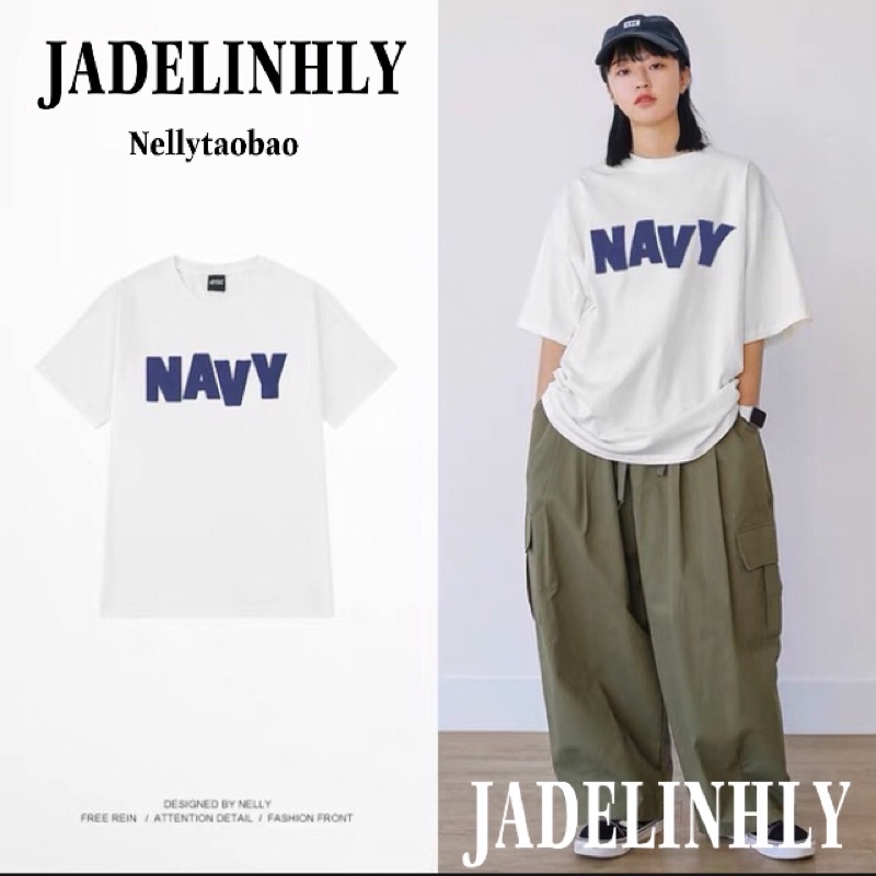 Áo phông nelly heybig sale  navy