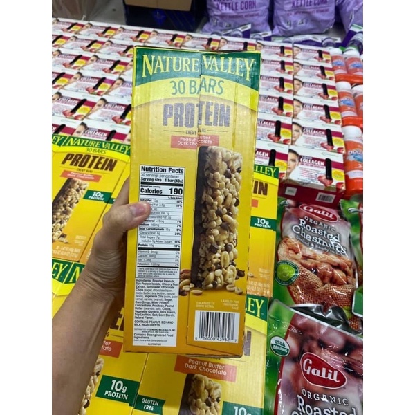 BÁNH thanh năng lượng PROTEIN BAR Nature Valley  nhập Mỹ