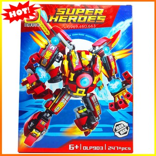 Lắp Ráp Xếp Hình Chiên Binh Rôbốt