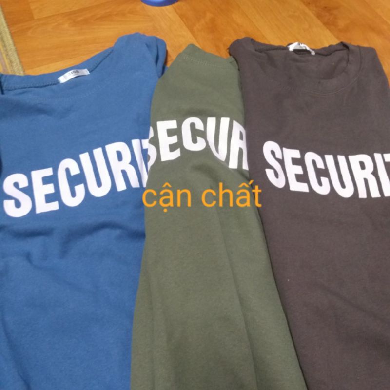 Áo phông 3158,áo thun tay lỡ from rộng chất cottong in hình chữ SECURITY | BigBuy360 - bigbuy360.vn