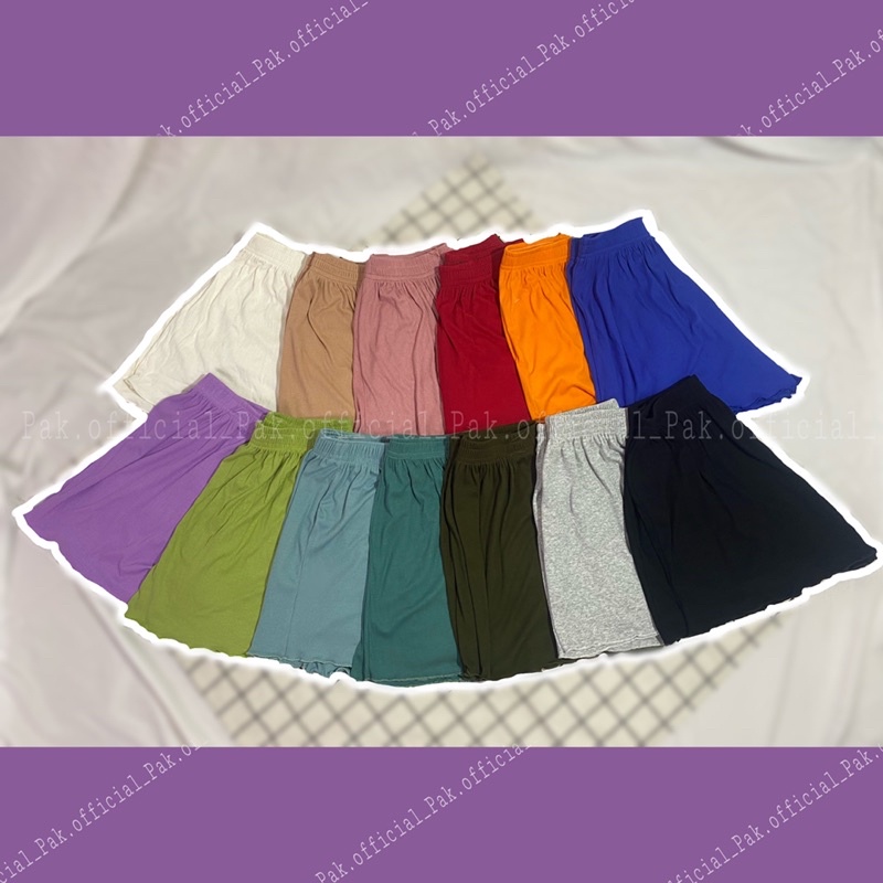 QUẦN THUN LẠNH (Có clip thật) 📌 FREESHIP 📌 quần short nữ mặc hè chất mát nhiều màu - Pak.official_