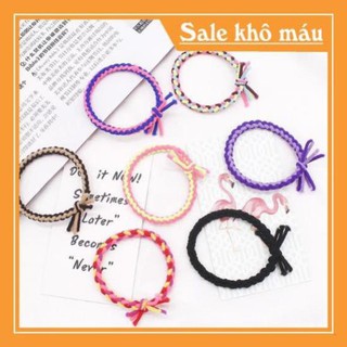 Dây buộc tóc nhiều màu đẹp mộng mơ 1 k giao màu ngẫu nhiên
