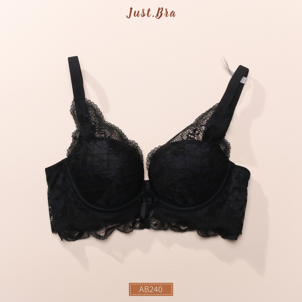 Áo ngực ren Just Bra đường may giả gọng, ren cao cấp AB240