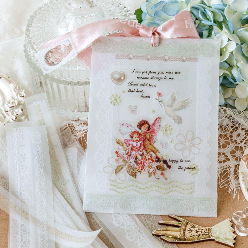 Mmluck Nhãn Dán Trong Mờ Dòng Fairyland Cổ Điển Trang Trí Sổ Tay Nhật Ký Album DIY