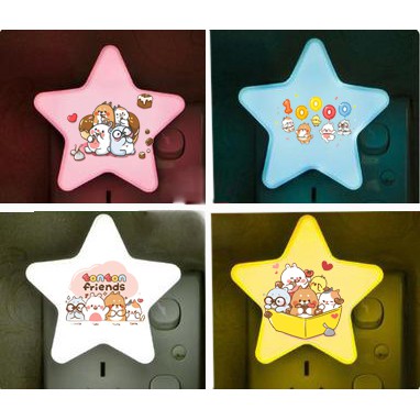 Đèn ngủ ngôi sao tonton DLSI13 hoạt hình cute dễ thương