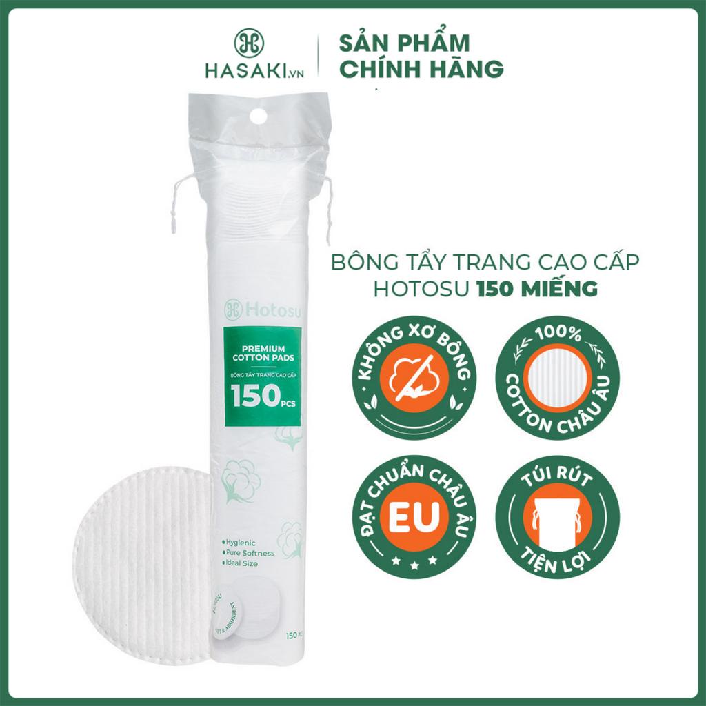  Bông Tẩy Trang Hotosu Cao Cấp 150 Miếng Hasaki Sản Phẩm Chính Hãng