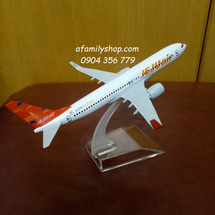 Mô hình máy bay tĩnh JEJU Air 16cm