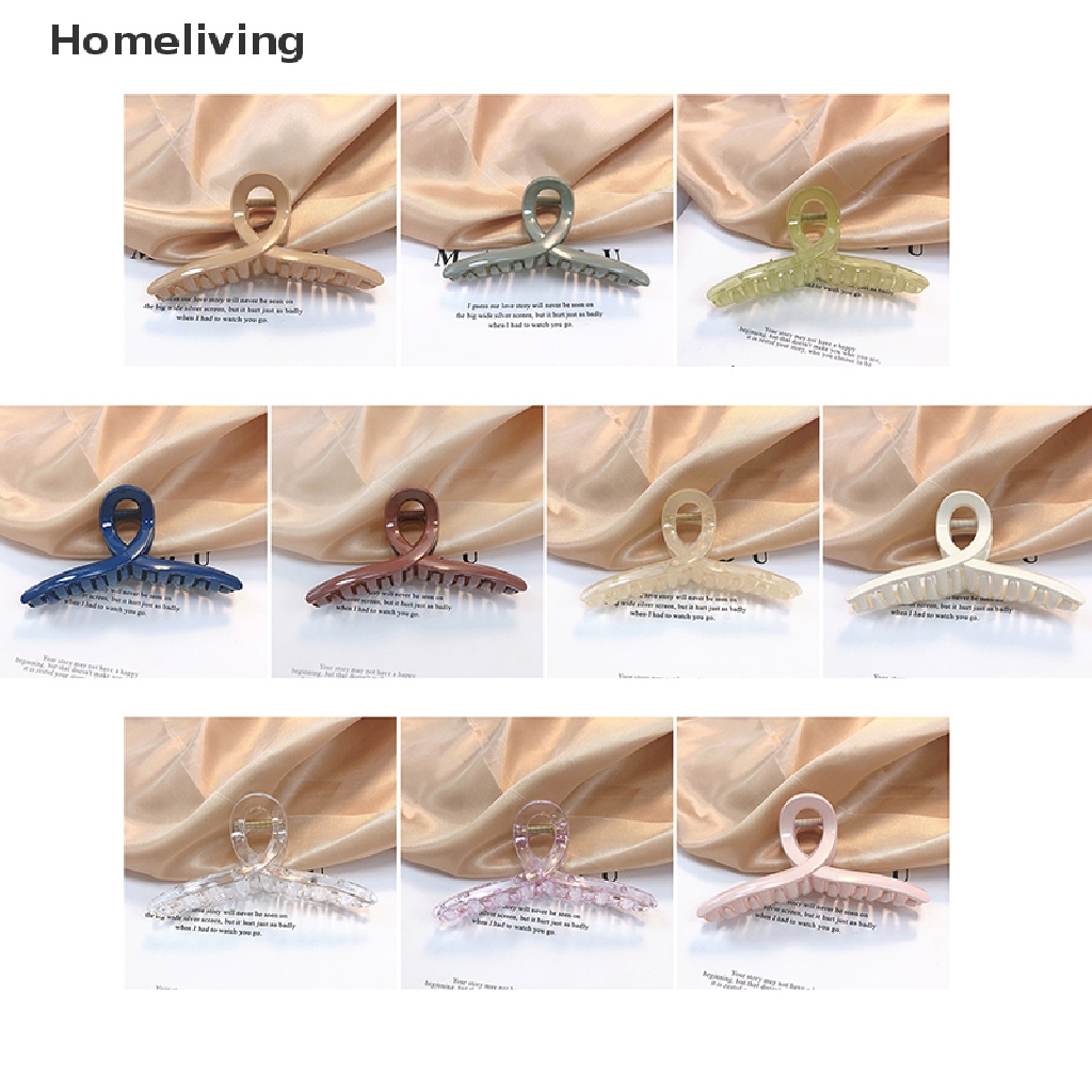 1 Kẹp Tóc Càng Cua Bằng Nhựa Acrylic Cho Nữ