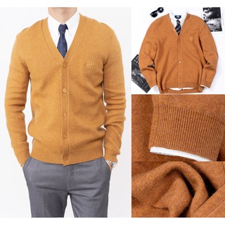 Áo Len Cardigan VENISCE -  Màu Cam (E734), Chất Liệu Rayon