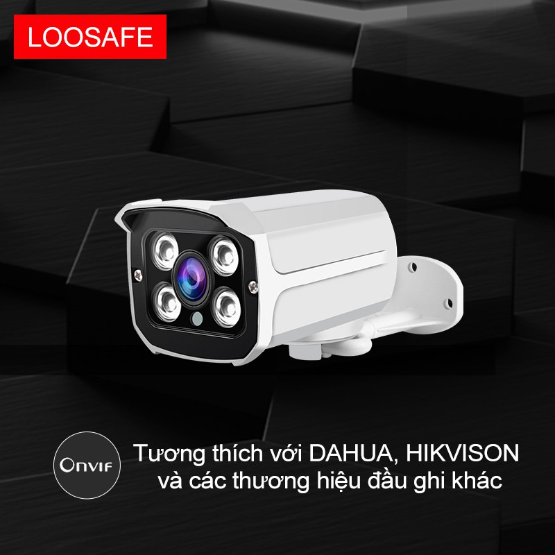 Camera POE giám sát chống nước ngoài trời Full HD 1080P,  camera IP hồng ngoại ban đêm | BigBuy360 - bigbuy360.vn