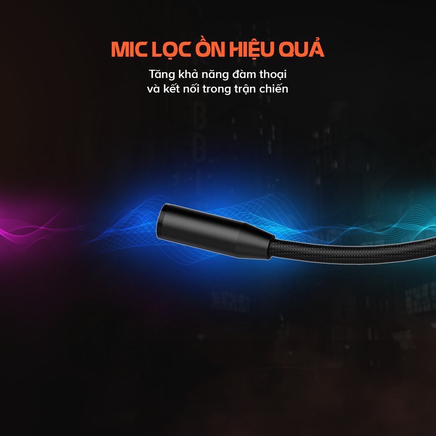 Tai Nghe Gaming Headphone HAVIT H2232D, Driver 50, Đèn RGB, Mic Khử Ồn, Đa Tương Thích - Chính Hãng BH 12 Tháng