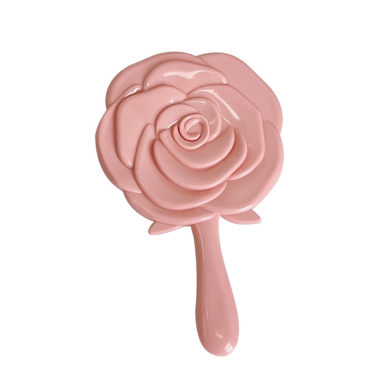 Gương soi hoa hồng cầm tay dễ thương cho mẹ và bé