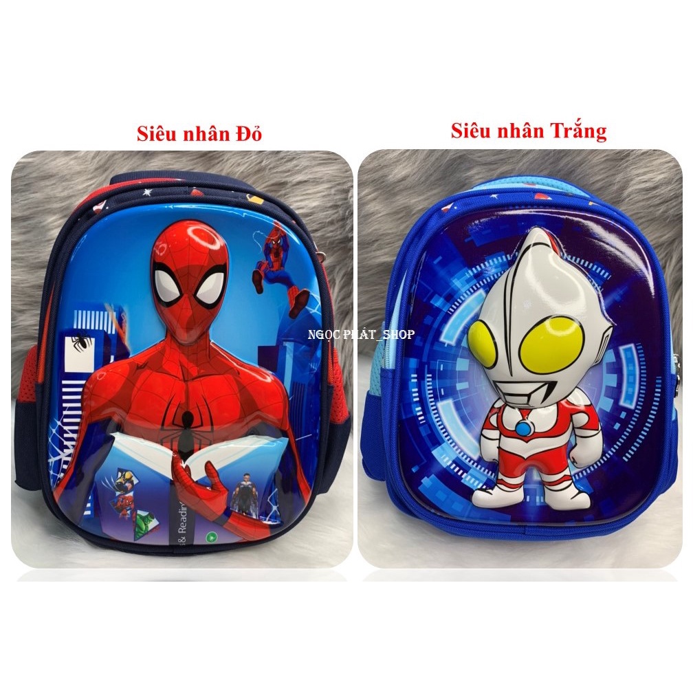 Ba lô bé Trai Siêu Nhân _ SIZE 28_Hàng Quảng Châu (Mã 1019)_SIêu Nhân Đỏ Và Trắng