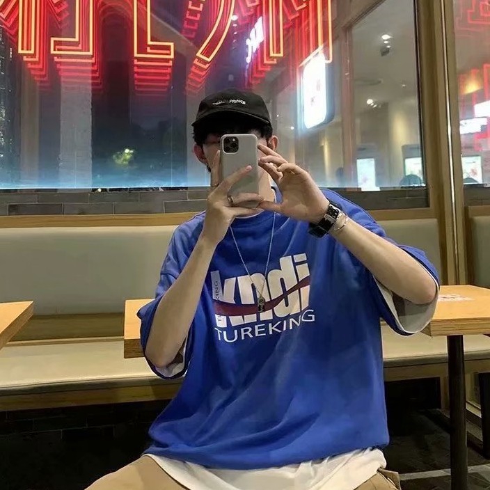 Áo Thun Ngắn Tay Dáng Rộng Phong Cách Năng Động Trẻ Trung Dành Cho Cả Nam Và Nữ Size S-5XL