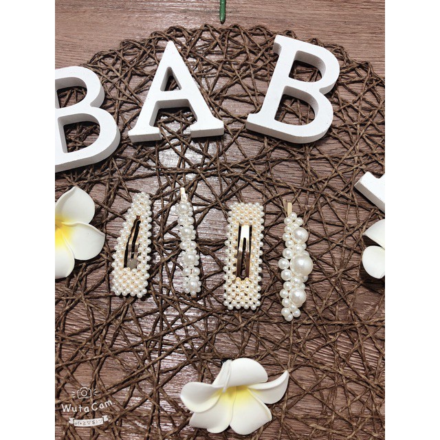 Set 4 Kẹp Tóc Hàn Quốc Xinh Xắn