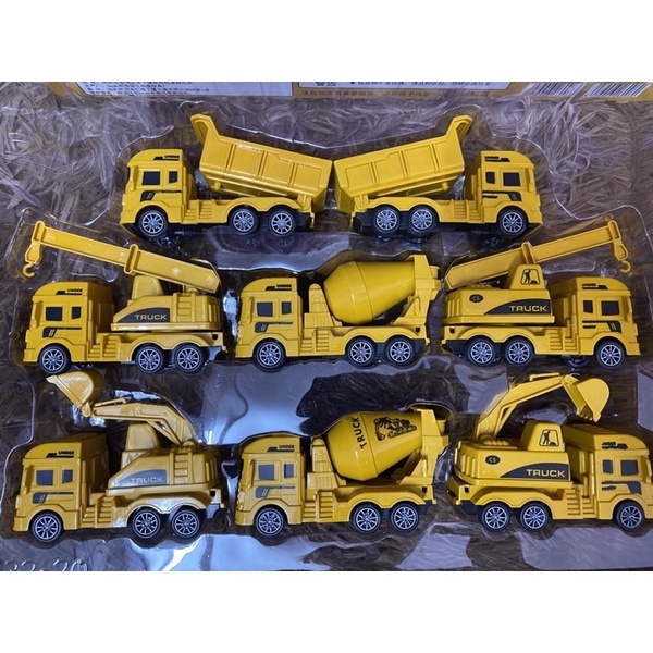 Sét 8 xe công trường cho bé