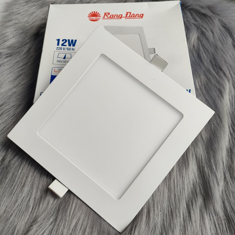 Đèn LED panel vuông siêu mỏng 9W, 12W Rạng Đông - Samsung chipLED, 2 năm Bảo hành
