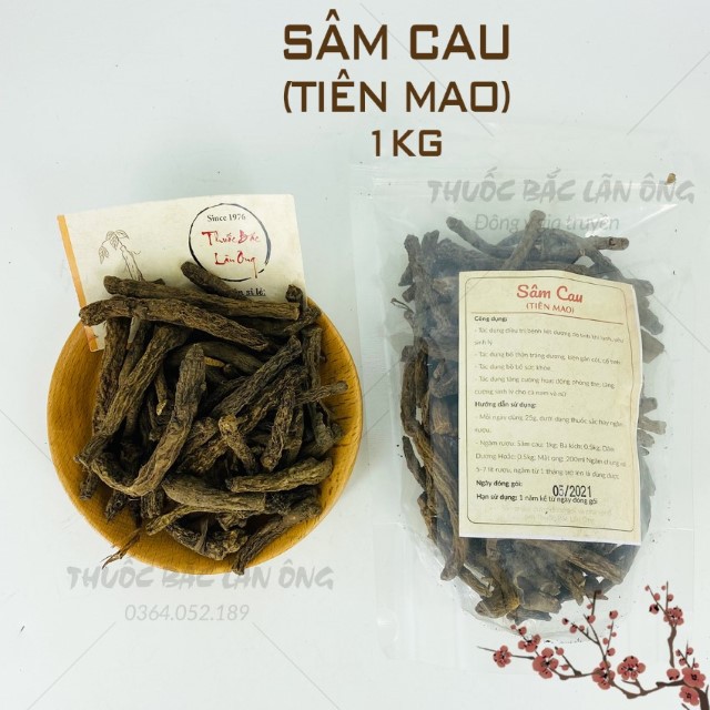 Tiên Mao 1kg (Sâm Cau Đen,Bổ Can Thận,Cường Gân Cốt)