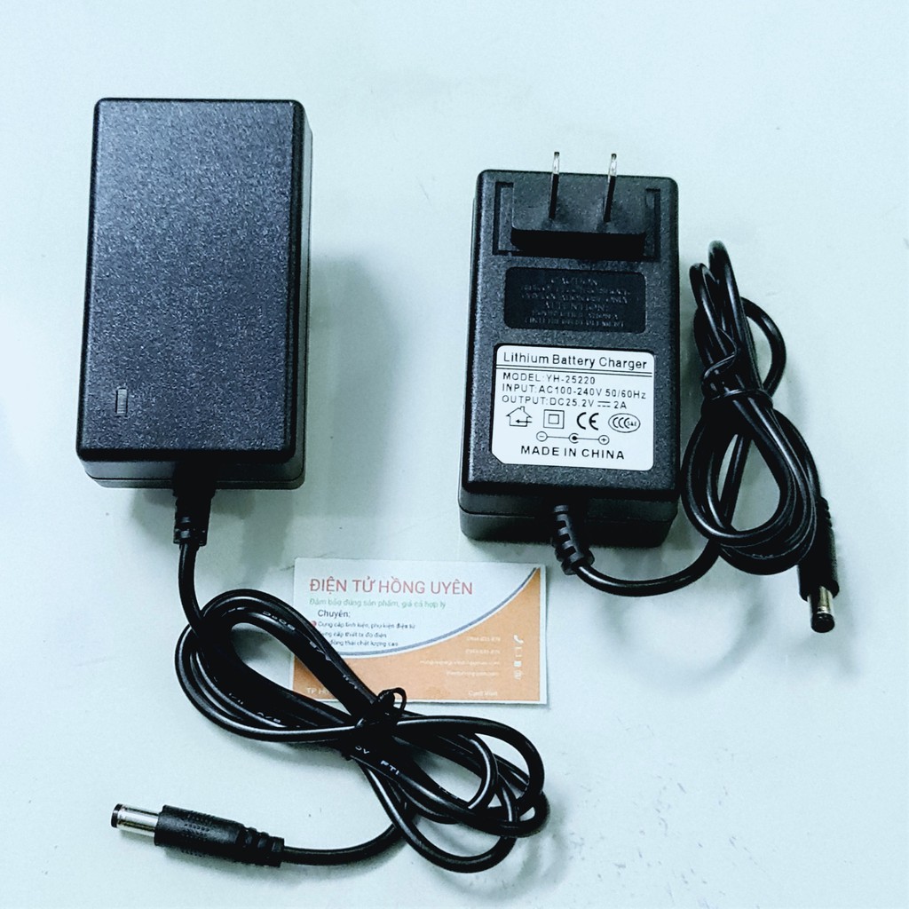 Sl. Sạc pin máy khoan 6s 24v - 25.2v Dòng sạc 2A . Hàng chuẩn sạc nhanh đầy pin