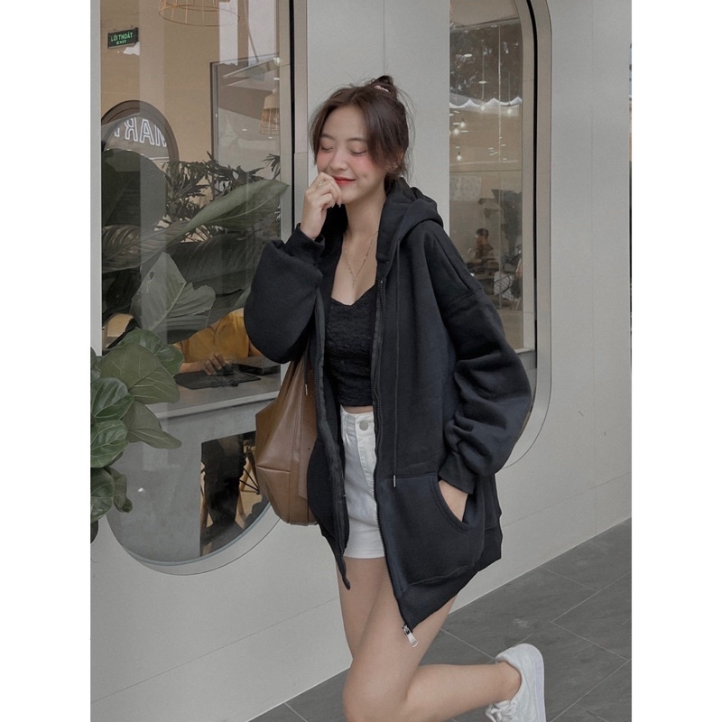 Áo khoác nỉ bông - 36661A - trơn