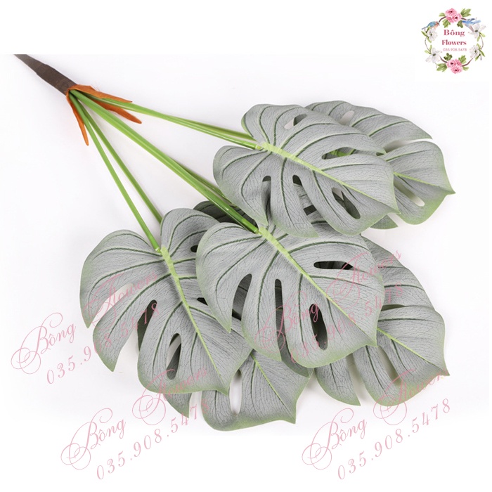 Cây giả - cây lá rùa giả 7lá cao 75cm hàng cao cấp chất lượng