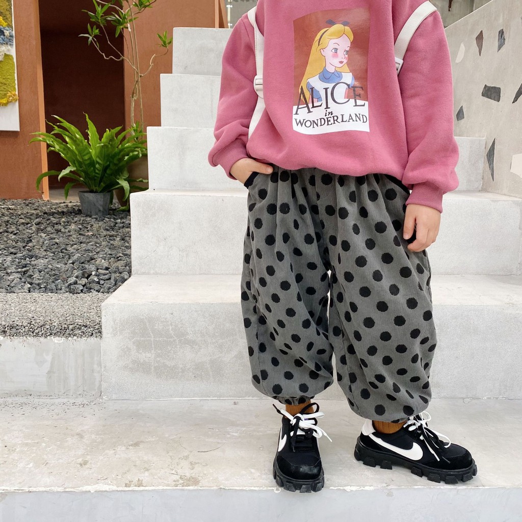 [Q028] Quần bom nhung lót lông sz 90-140