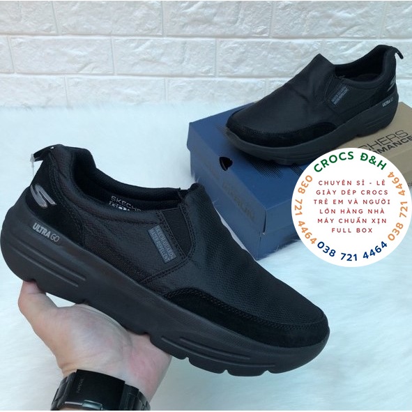 Giày thể thao skechers thời trang Gowalk Duro dành cho nam đế cao 4cm