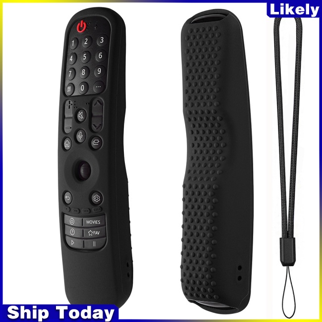 Vỏ Bọc Điều Khiển Tv Thông Minh Bằng Silicon Chống Sốc Tương Thích Với 2021 Lg Mr21ga Lg Mr 21gc