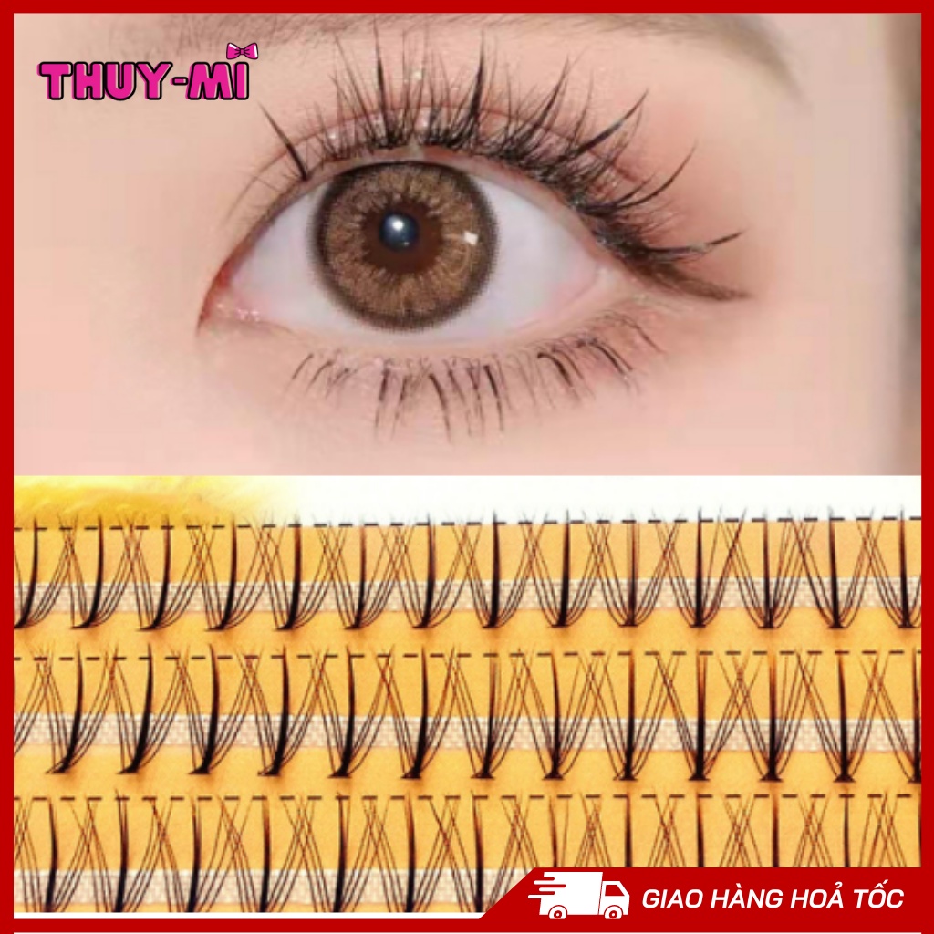 Lông mi giả chùm tóc tiên Barbie B tự nối độ dài 8-12mm No.3 mềm, nhẹ