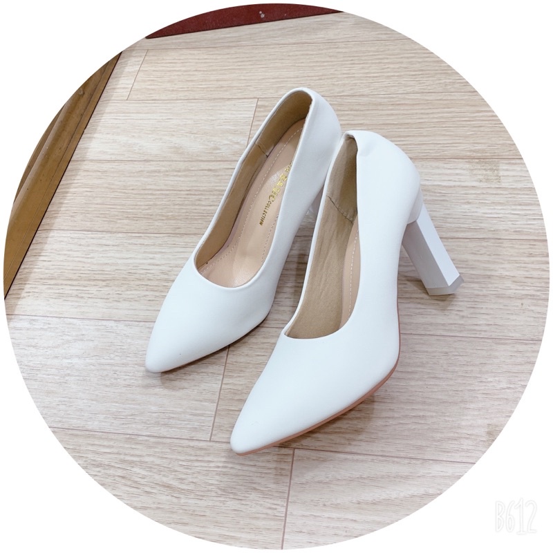 Giày cao gót 9 phân da lì cao cấp siêu êm mềm dễ đi-giày cao gót đế cao su