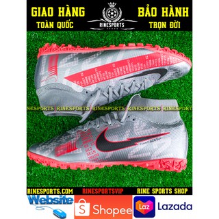 (HÀNG THAILAND) GIÀY BÓNG ĐÁ SÂN CỎ NHÂN TẠO Mercurial Superfly xám VII 7 Elite TF.CAM KẾT Y HÌNH-CAM KẾT HÀNG TỐT NHÁT