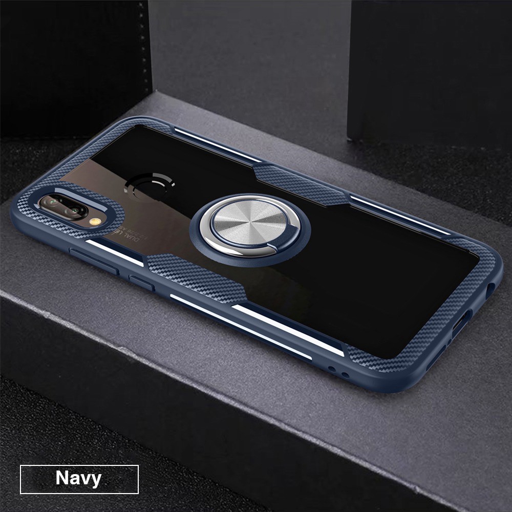 Ốp điện thoại có giá đỡ nhẫn từ tính dành cho Xiaomi Mi 8 Lite Mi 8 Mi 8 SE