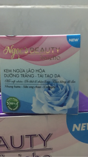 Kem Ngọc beauty trắng da ngừa lão hoá