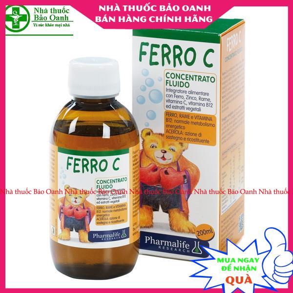 Siro Ferro C Bimbi của Fitobimbi - Bổ sung sắt, Vitamin C, kẽm cho bé giúp bé đủ chất, khỏe mạnh - nhập khẩu từ Ý