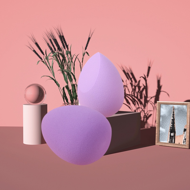 Set 3 Mút Tán Kem Nền Màu Sắc Kẹo Ngọt Tiện Dụng