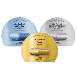 Mặt nạ thiếc BANOBAGI Vita Cocktail Foil Mask