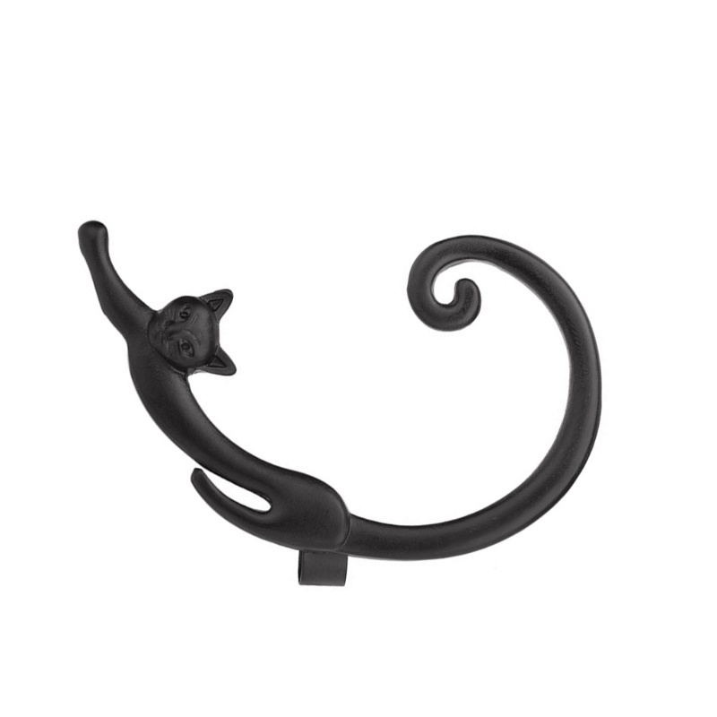 Bông Tai Đeo Vành Tai Không Xỏ Hình Mèo Dành Cho Nữ