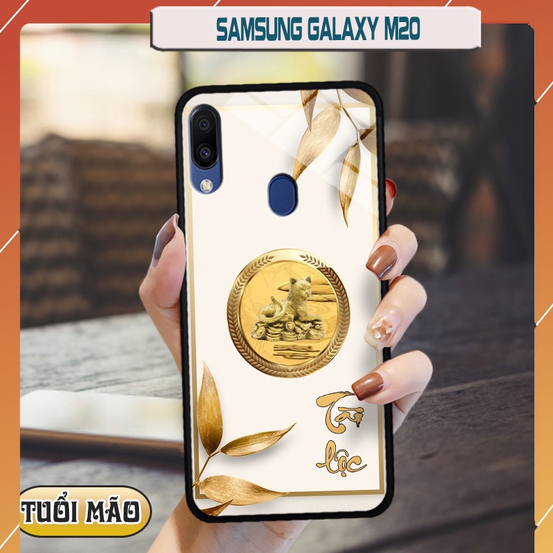 Ốp kính 3D 12 con giáp Samsung Galaxy M20
