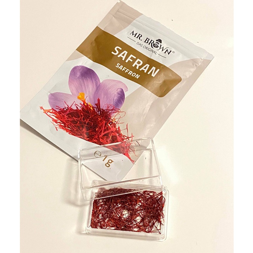 Saffron Mr.Brown Nhụy Hoa Nghệ Tây Safran Das Original nội địa Đức - 1g