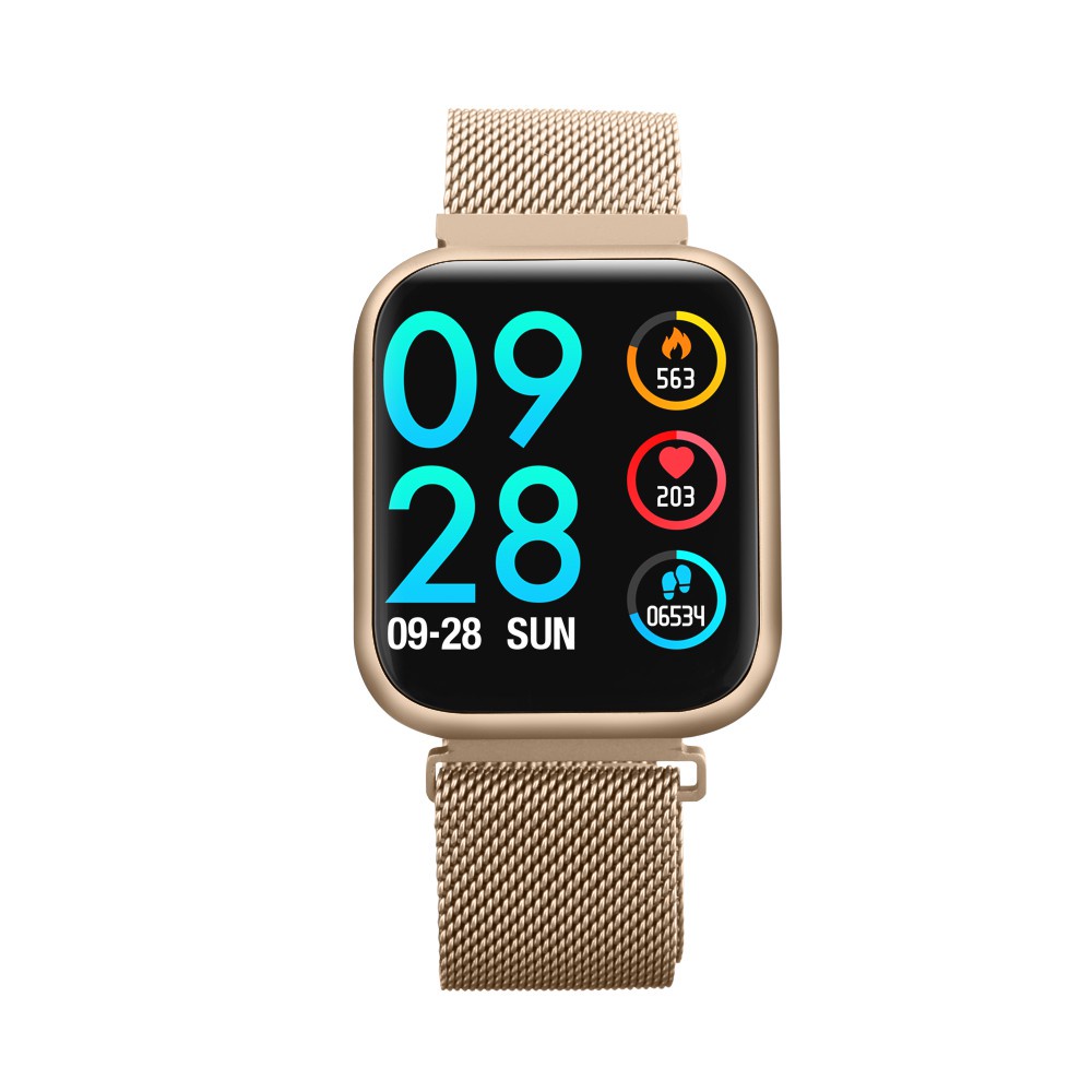 Warranty P80 Smart Watch Women IP68 Waterproof Wristband Heart Rate  Blood Pressure Monitoring Touch Screen Watch