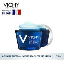 Mặt nạ ngủ dưỡng ẩm giúp làm sáng da Vichy Aqualia Thermal Night Spa 75ml