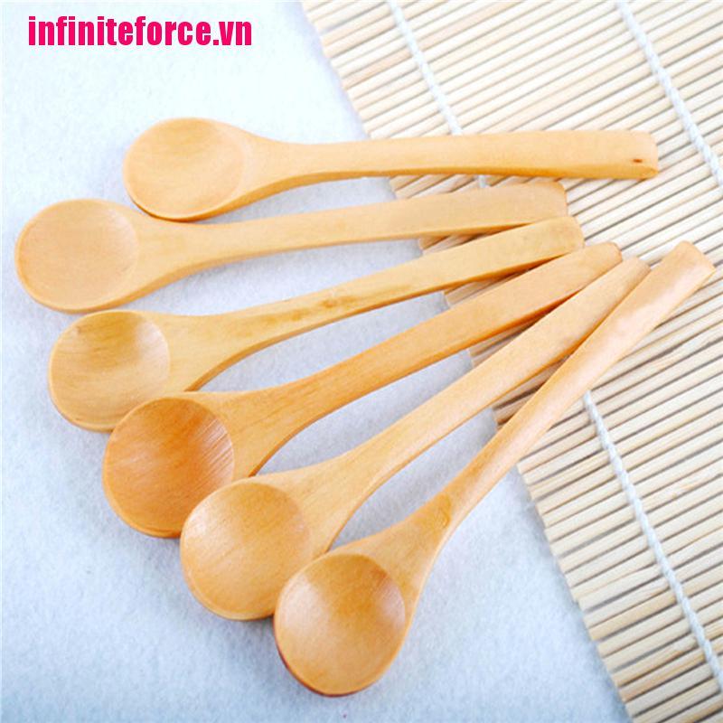 Bộ 6 Muỗng Gỗ Tre Tiện Lợi Chất Lượng