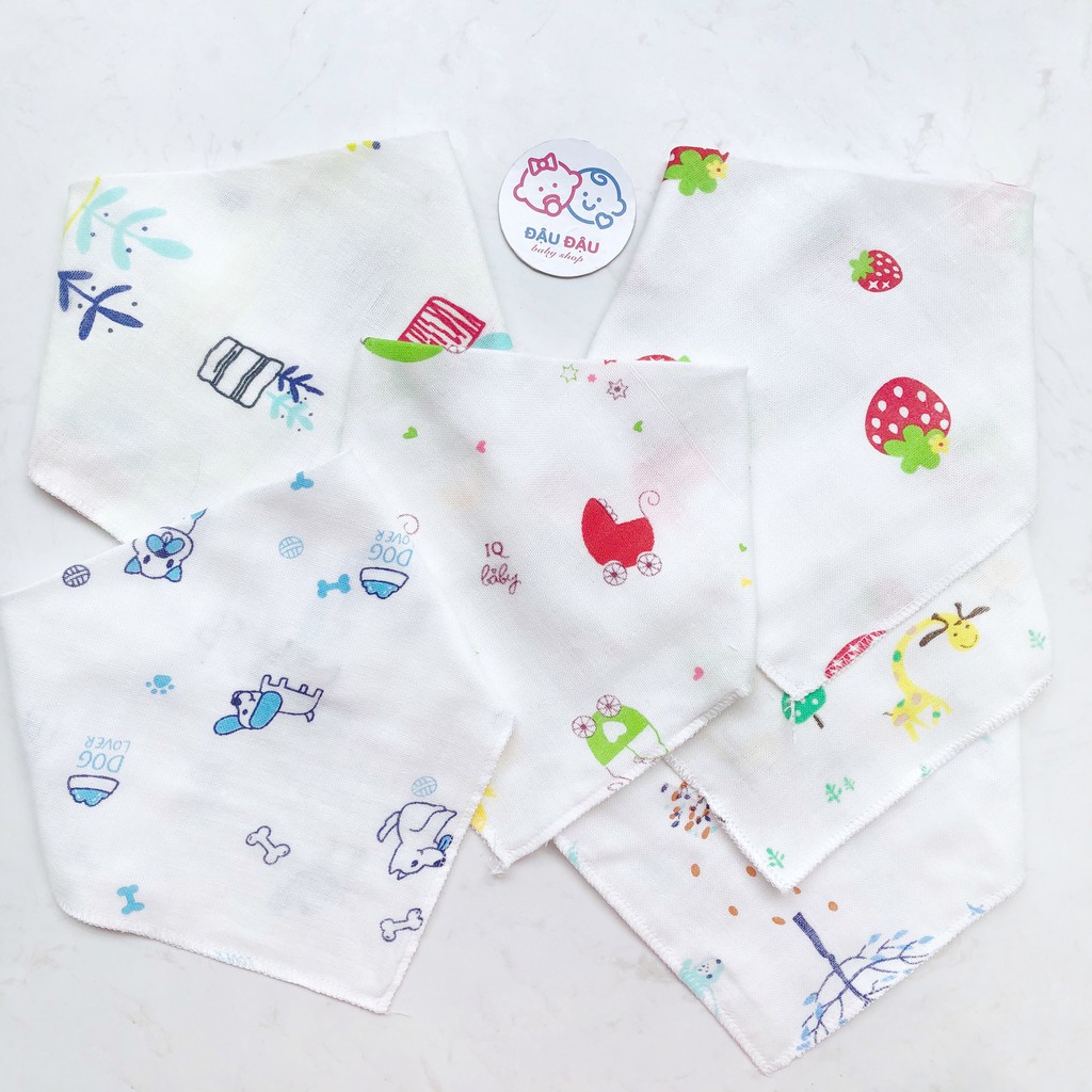 Set 10 yếm xô mềm mại, thấm hút tốt