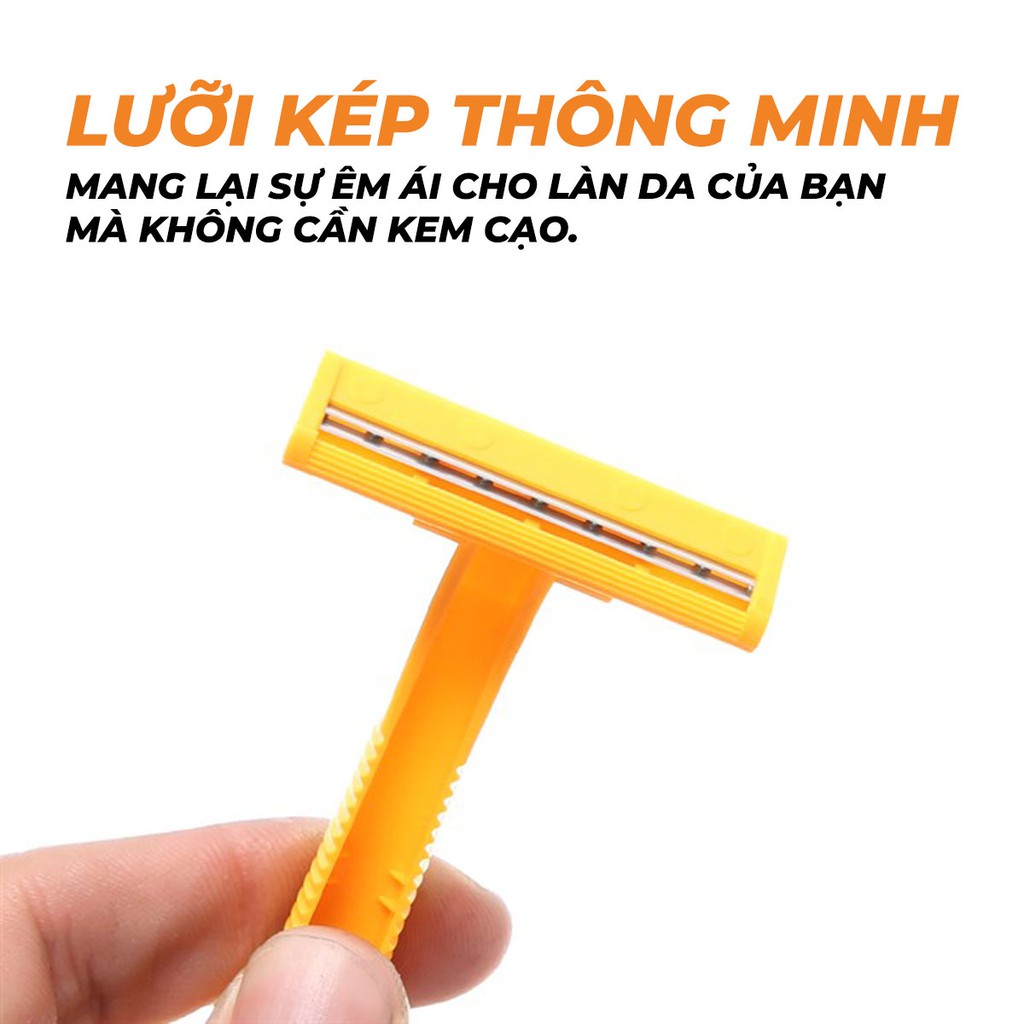 Combo 15 Cây Dạo Cao Râu Nam LiYu Cán Nhựa 2 Lưỡi