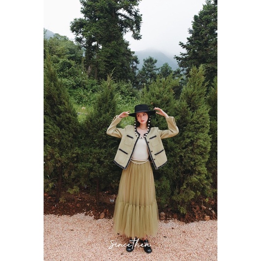 Chân váy vải tuyn cao cấp