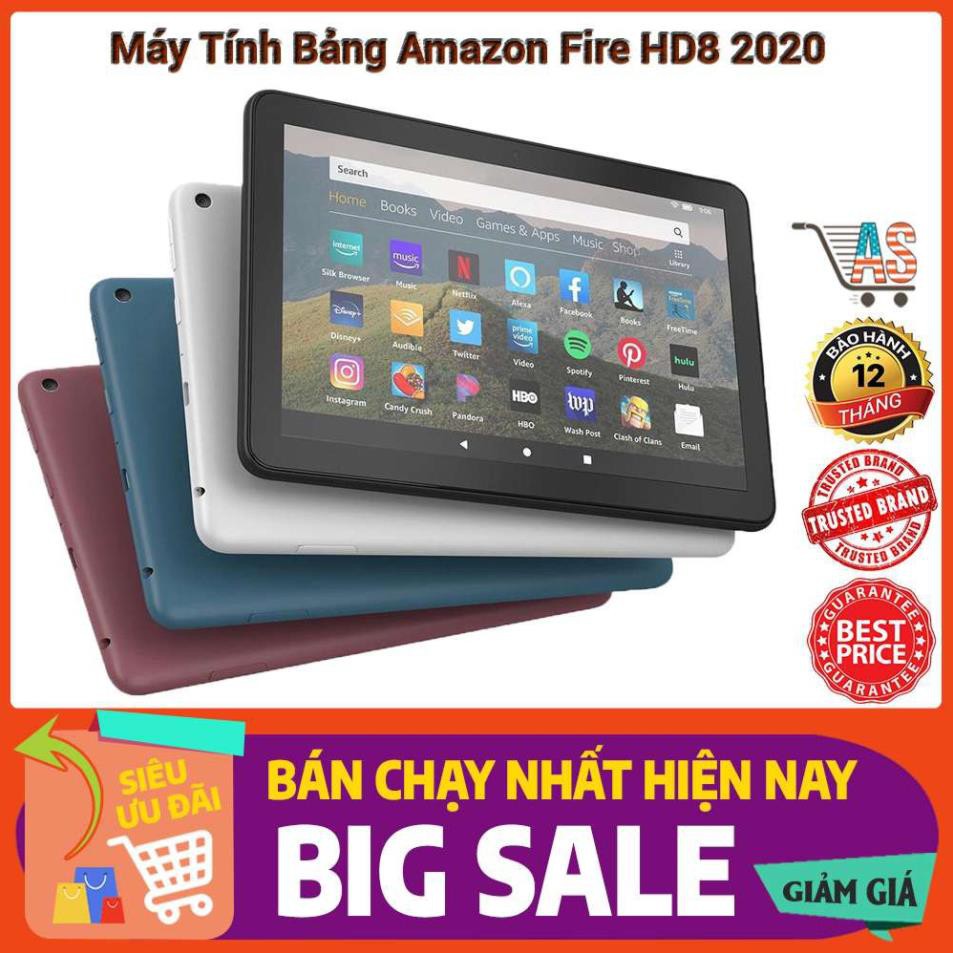 [ thuytien ]Máy tính bảng Amazon Fire HD8 32GB 2020 - Phiên bản nâng cấp mới nhất*NK032 | BigBuy360 - bigbuy360.vn