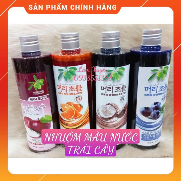 Nhuộm Phủ Bóng Trái Cây cao cấp 500ml