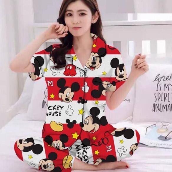 Áo Choàng Ngủ Hình Chuột Mickey Cp M2 Pvf Joker.store123